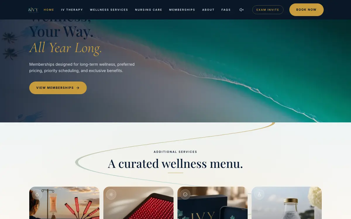 More of the Ivy Coastal Wellness site